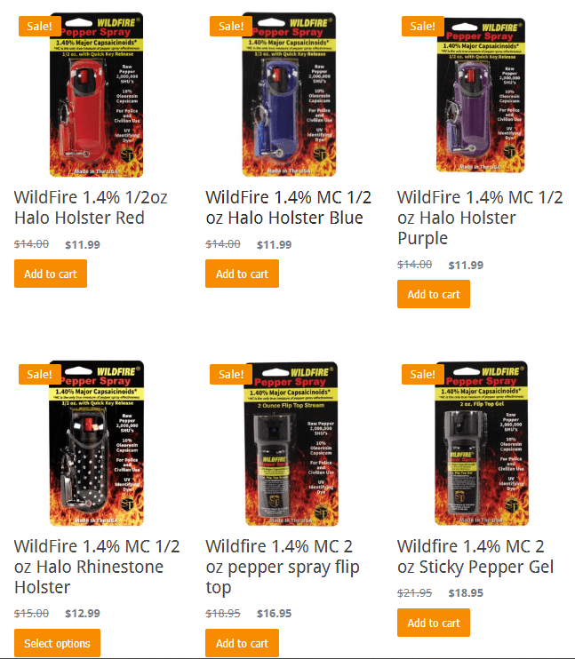 Pepper Spray On Sale