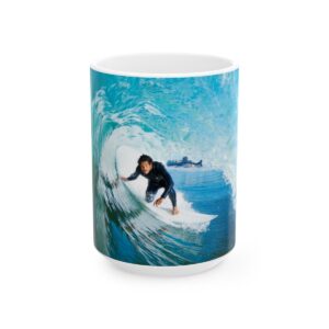 Barrel Bliss Surfer in the Tube Mug, (11oz, 15oz)