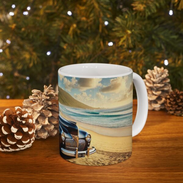 Timeless 1941 Woodie Surf Car Ceramic Mug, (11oz, 15oz) - Image 15